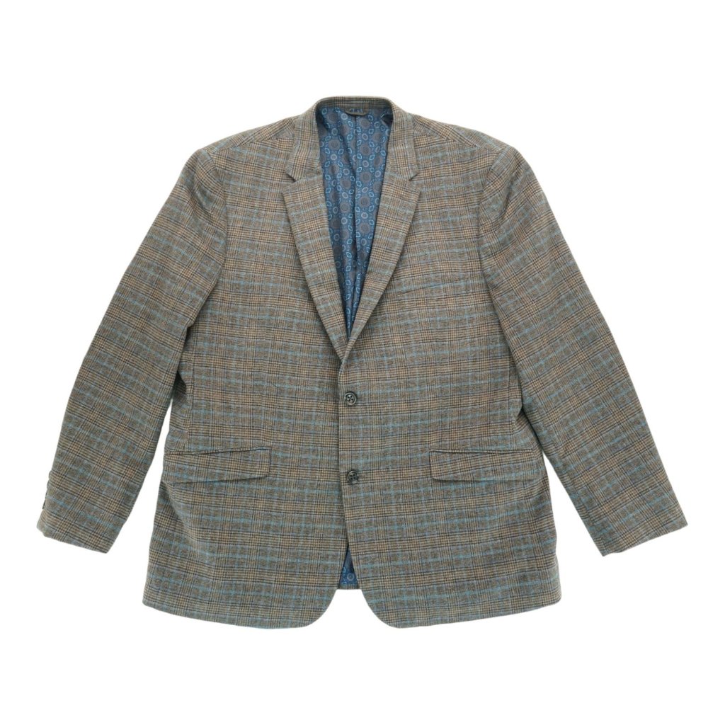 Us Polo Assn Mens 48r Slim Fit Blazer Sport Coat Blue Label Wool/Polyester